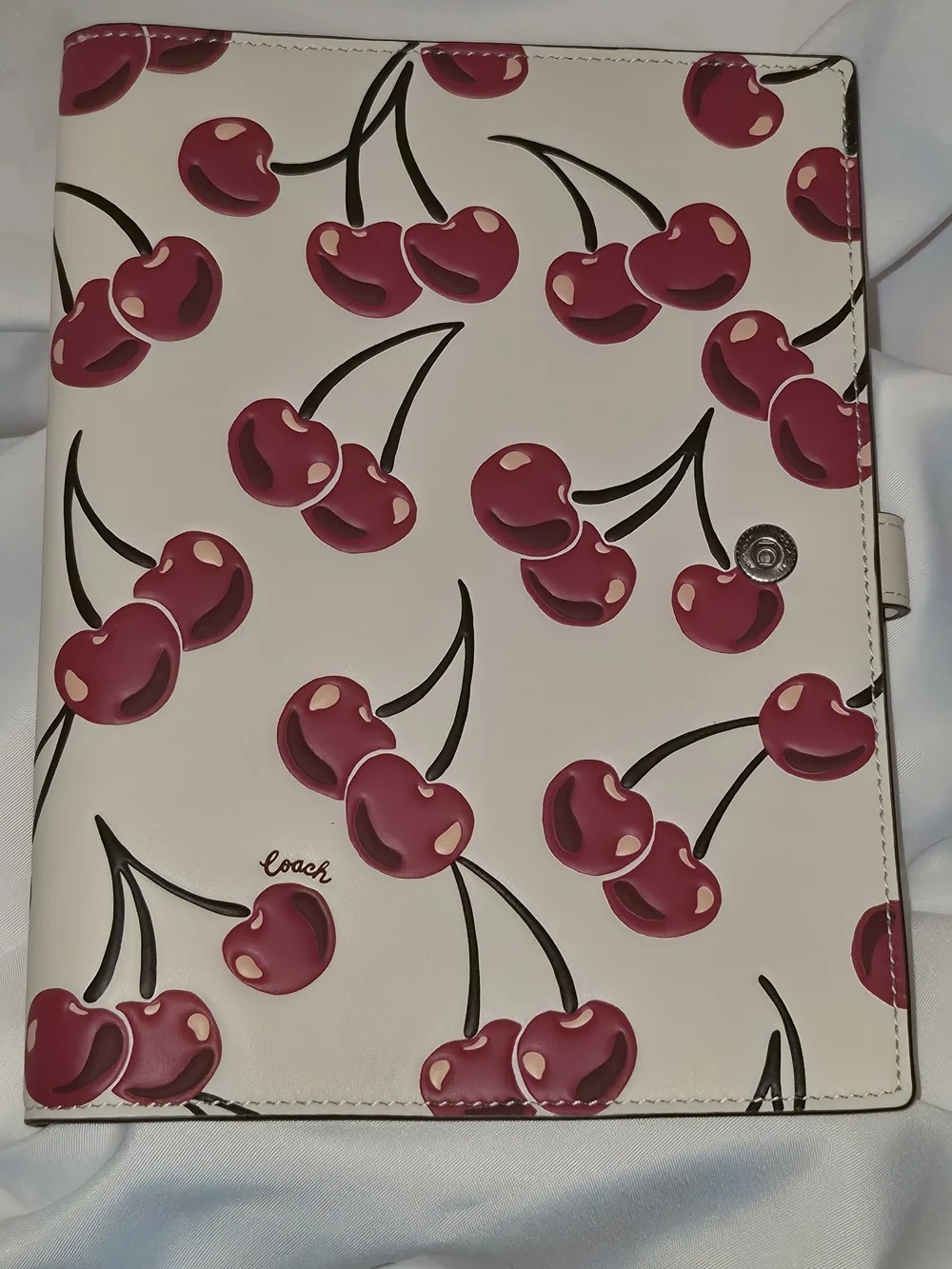 Coach Notebook - Cherry Print